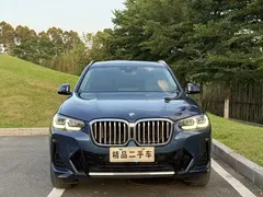 2022 BMW X3 xDrive25i M, синий — фото 2