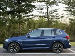 2022 BMW X3 xDrive25i M, синий — фото 4