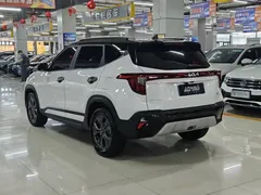 2023 Kia Seltos 1.5L CVT Luxury, белый — фото 8
