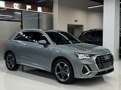 2023 Audi Q3 35 TFSI 1.4T, синий — фото 3