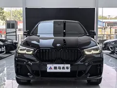 2022 BMW X6 M, чёрный — фото 2