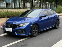2021 Honda Civic HATCHBACK 220TURBO CVT, синий — фото 1