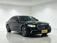 2022 Mercedes-Benz S-Class S 400 L Luxury, чёрный — фото 3