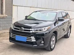 2021 Toyota Highlander 2.0T 4WD Luxury 7, чёрный — фото 1
