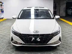 2022 Hyundai Elantra 1.5L CVT LUX Premium, белый — фото 2