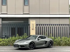 2022 Porsche 718 Cayman 2.0T, зелёный — фото 1