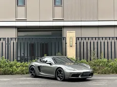 2022 Porsche 718 Cayman 2.0T, зелёный — фото 3