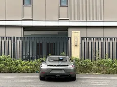 2022 Porsche 718 Cayman 2.0T, зелёный — фото 5