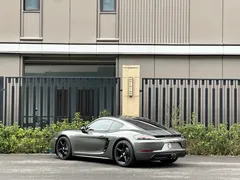 2022 Porsche 718 Cayman 2.0T, зелёный — фото 6