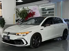 2021 Volkswagen Golf 280TSI DSG R-Line, белый — фото 1