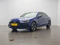 2020 Audi A4L 40 TFSI, синий — фото 1
