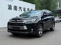 2021 Toyota Highlander 2.0T 2WD Luxury 7, чёрный — фото 1