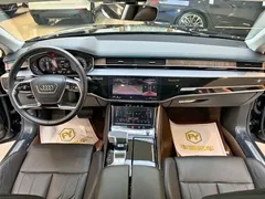 2021 Audi A8L 50 TFSI quattro, чёрный — фото 13