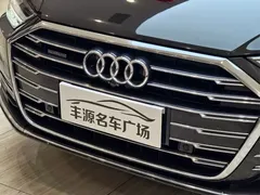 2021 Audi A8L 50 TFSI quattro, чёрный — фото 22