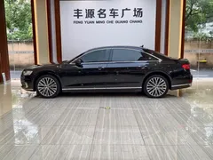 2021 Audi A8L 50 TFSI quattro, чёрный — фото 24