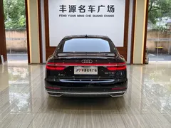 2021 Audi A8L 50 TFSI quattro, чёрный — фото 26