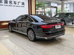 2021 Audi A8L 50 TFSI quattro, чёрный — фото 27
