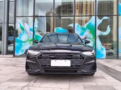 2023 Audi A7L A7 L 45 TFSI quattro S-line, чёрный — фото 2