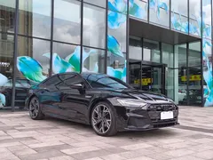 2023 Audi A7L A7 L 45 TFSI quattro S-line, чёрный — фото 3