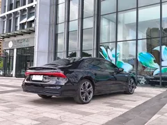 2023 Audi A7L A7 L 45 TFSI quattro S-line, чёрный — фото 4