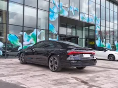 2023 Audi A7L A7 L 45 TFSI quattro S-line, чёрный — фото 6