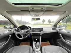 2021 Volkswagen Polo Plus 1.5L AT, белый — фото 12