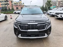 2023 Kia Seltos 1.5L CVT Luxury, чёрный — фото 2