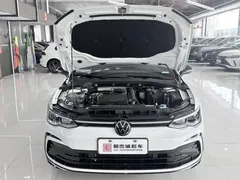 2021 Volkswagen Golf 280TSI DSG R-Line, белый — фото 14
