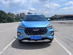 2021 Chery Tiggo 5x 1.5T CVT Premium, синий — фото 2