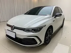 2021 Volkswagen Golf 280TSI DSG R-Line, белый — фото 1