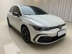 2021 Volkswagen Golf 280TSI DSG R-Line, белый — фото 3