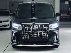 2020 Toyota Alphard Hybrid 2.5L Luxury, чёрный — фото 4