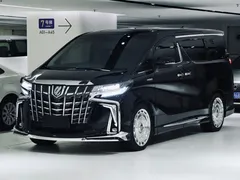 2020 Toyota Alphard Hybrid 2.5L Luxury, чёрный — фото 5