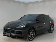 2023 Porsche Cayenne Coupé 3.0T Platinum Edition, чёрный — фото 3