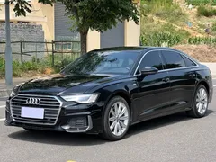 2021 Audi A6L 45 TFSI, чёрный — фото 1