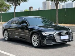 2021 Audi A6L 45 TFSI, чёрный — фото 3