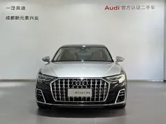 2022 Audi A8L Horch, чёрный — фото 2