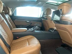 2022 Audi A8L Horch, чёрный — фото 7