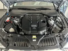 2022 Audi A8L Horch, чёрный — фото 8