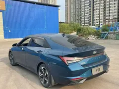 2021 Hyundai Elantra 1.5L CVT GLX Elite, синий — фото 6