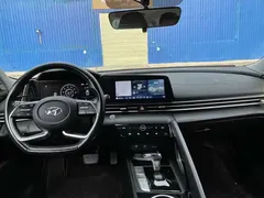 2021 Hyundai Elantra 1.5L CVT GLX Elite, синий — фото 8