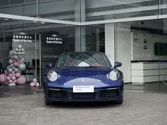 2020 Porsche 911 Carrera 3.0T, синий — фото 5