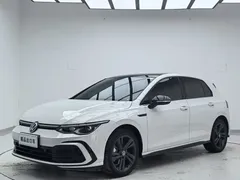 2023 Volkswagen Golf 280TSI DSG R-Line Lite, белый — фото 1