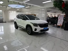 2023 Kia Seltos 1.5L CVT Luxury, белый — фото 3