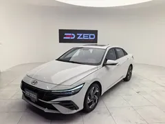 2023 Hyundai Elantra 1.5L CVT LUX Premium, белый — фото 18