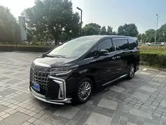2021 Toyota Alphard Hybrid 2.5L Premium, чёрный — фото 1