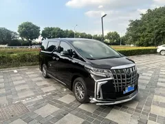2021 Toyota Alphard Hybrid 2.5L Premium, чёрный — фото 2