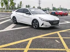 2021 Hyundai Elantra 1.5L CVT GLX Elite, белый — фото 3