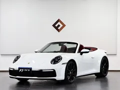 2022 Porsche 911 Carrera Cabriolet 3.0T, белый — фото 1