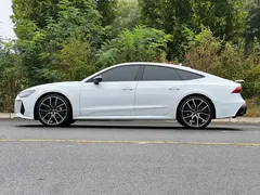 2022 Audi A7 55 TFSI quattro Premium, белый — фото 3